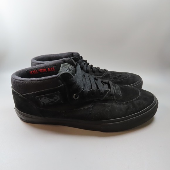Vans Other - VANS Half Cab Pro Metallica Kill Em All Black Suede Skateboard Sneaker Men 10